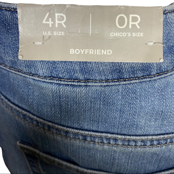 Chico’s Boyfriend Ankle Jeans Size 4 - Picture 6 of 10